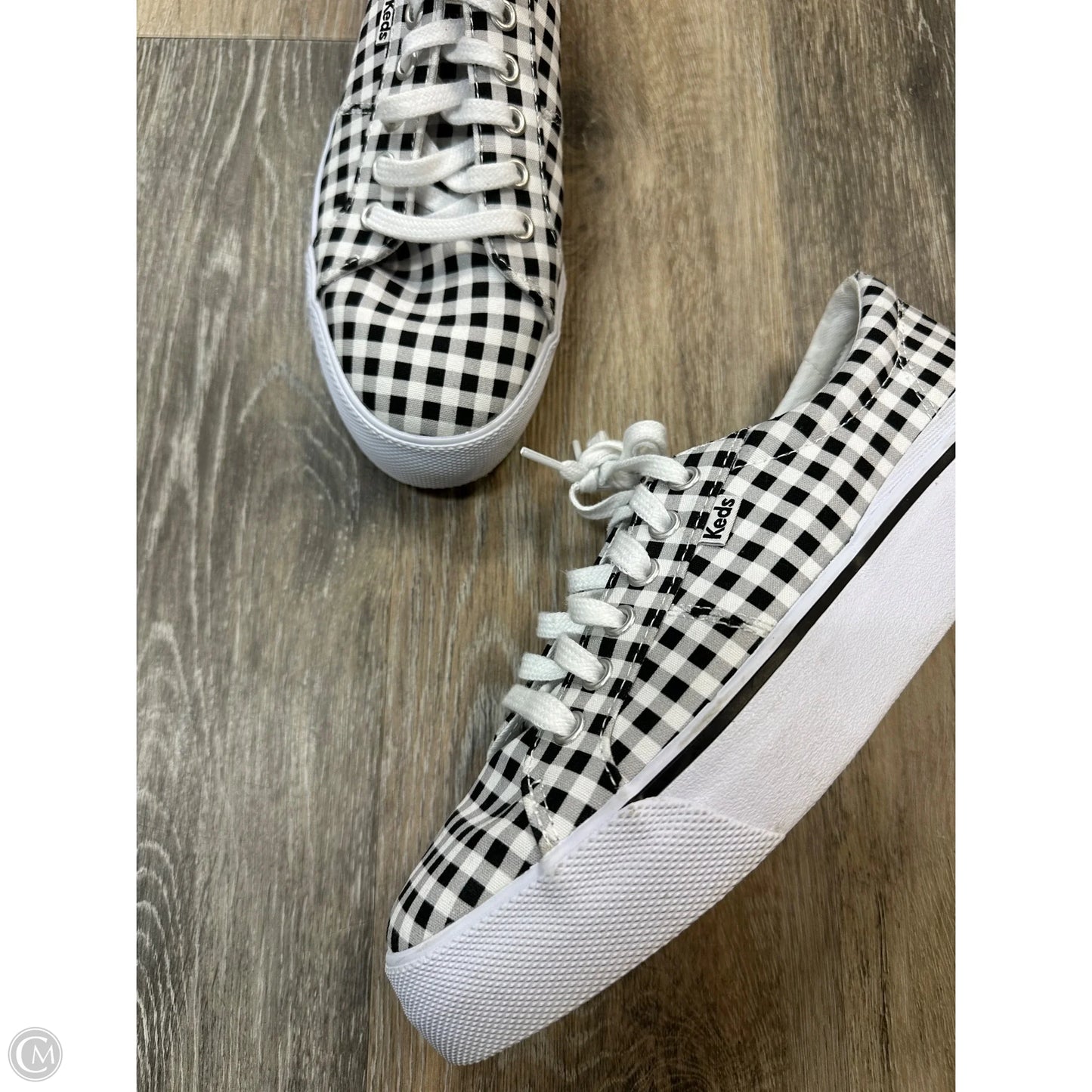 Shoes Athletic By Keds In Checkered Pattern, Size: 8.5