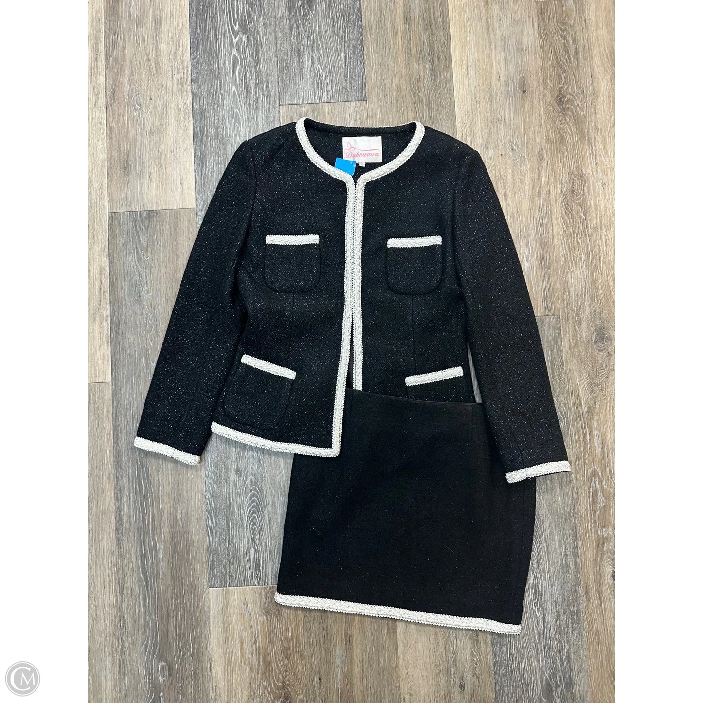 Skirt Set 2pc By Dabuwawa In Black, Size: M