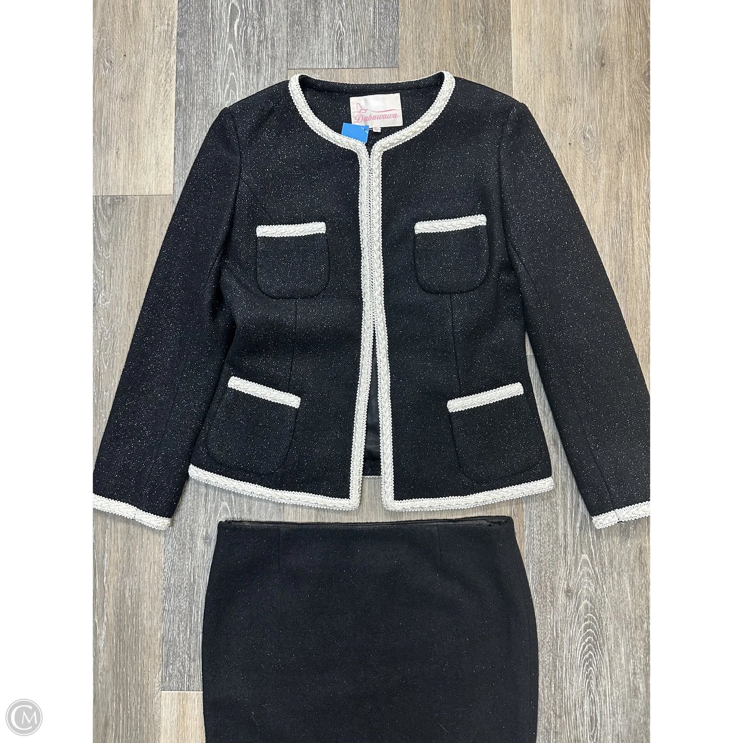 Skirt Set 2pc By Dabuwawa In Black, Size: M