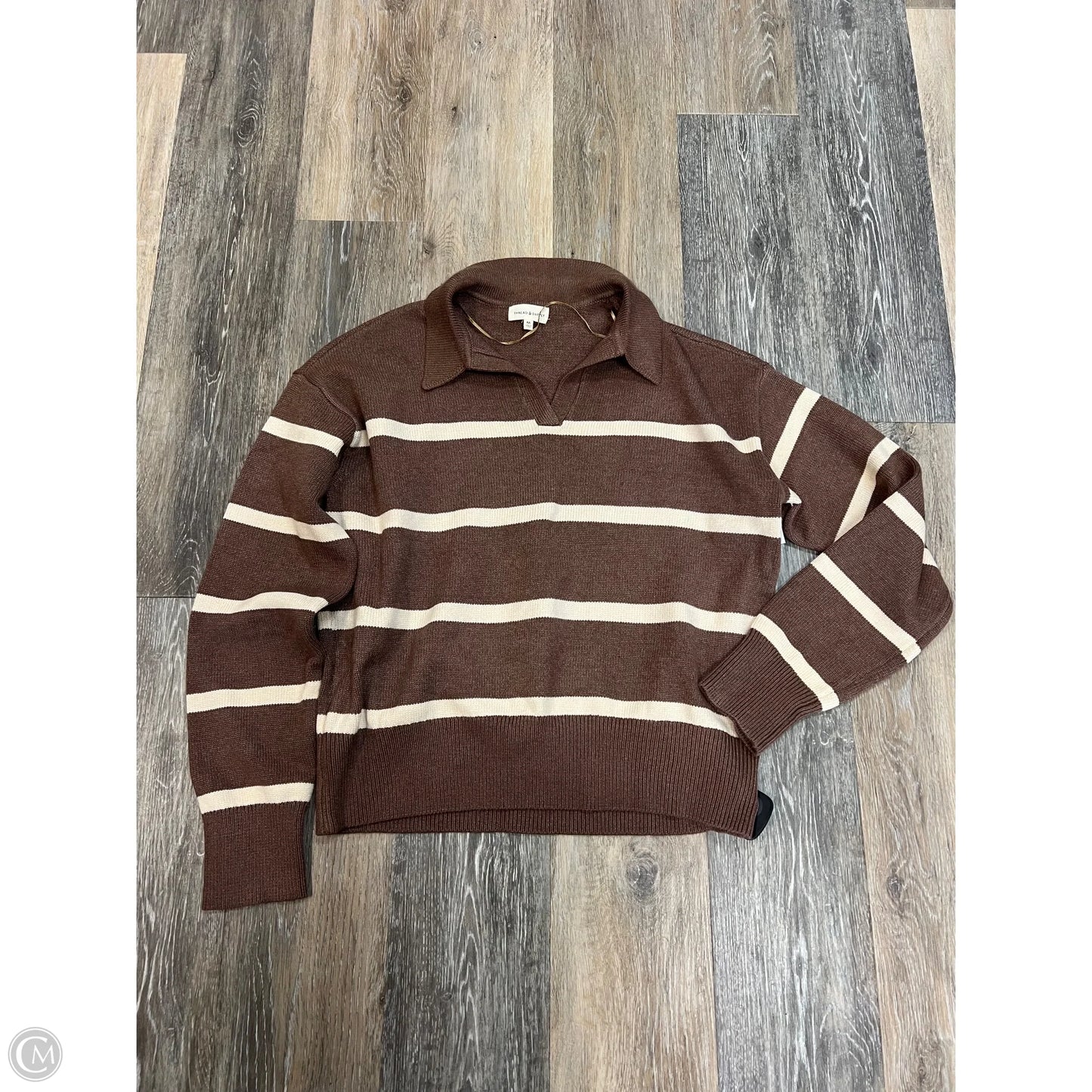 Sweater By Thread And Supply In Brown, Size: M