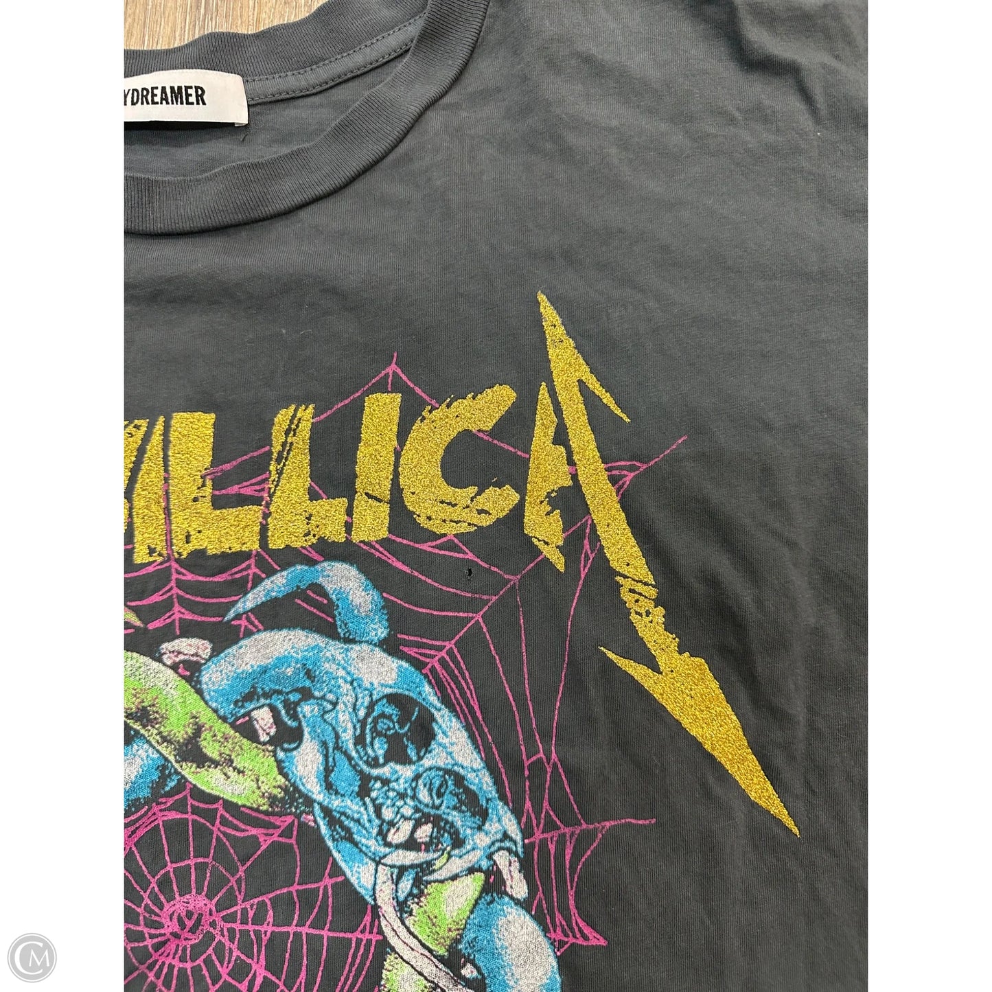 Top Short Sleeve By Daydreamer In Grey, Size: M