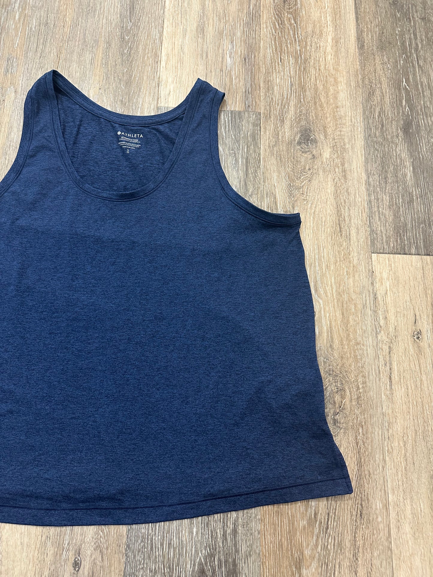 Athletic Tank Top By Athleta In Blue, Size: L