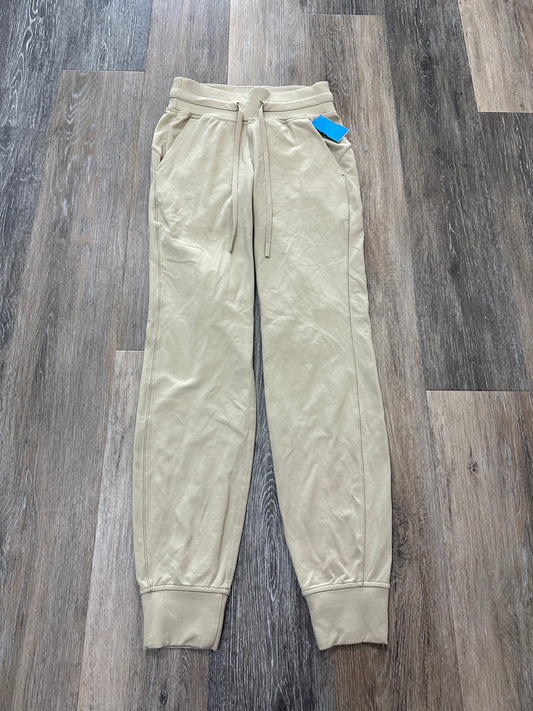 Athletic Pants By Lululemon In Tan, Size: 0