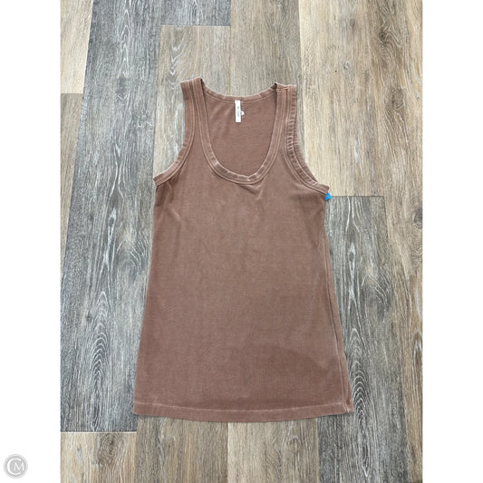 Tank Top By Be Cool In Brown, Size: S