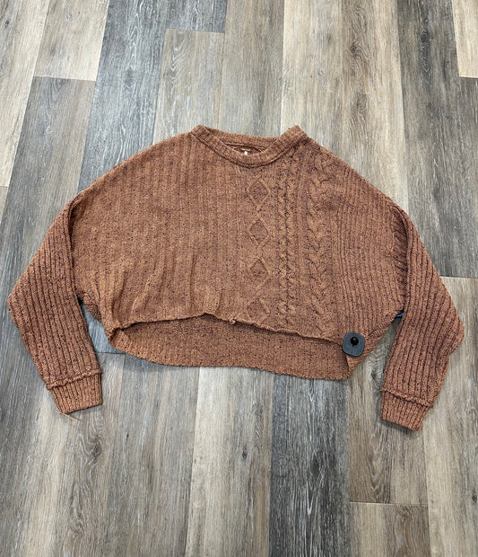 Sweater By Free People In Tan, Size: L