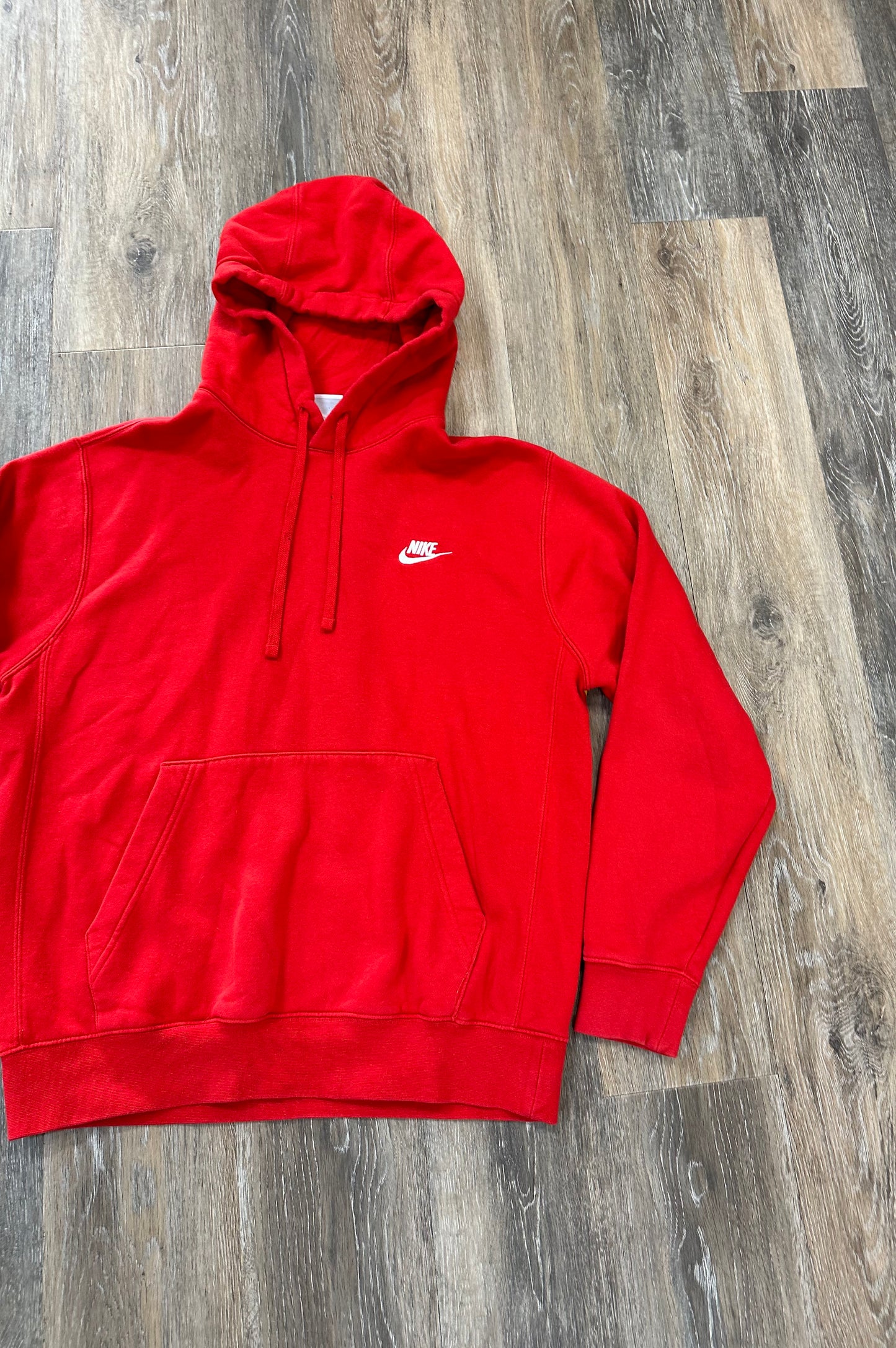 Sweatshirt Hoodie By Nike In Red, Size: S