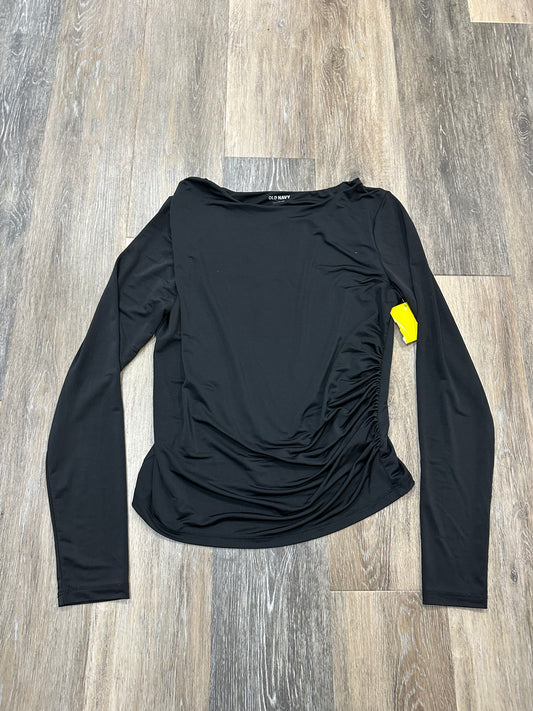 Top Long Sleeve By Old Navy In Black, Size: M