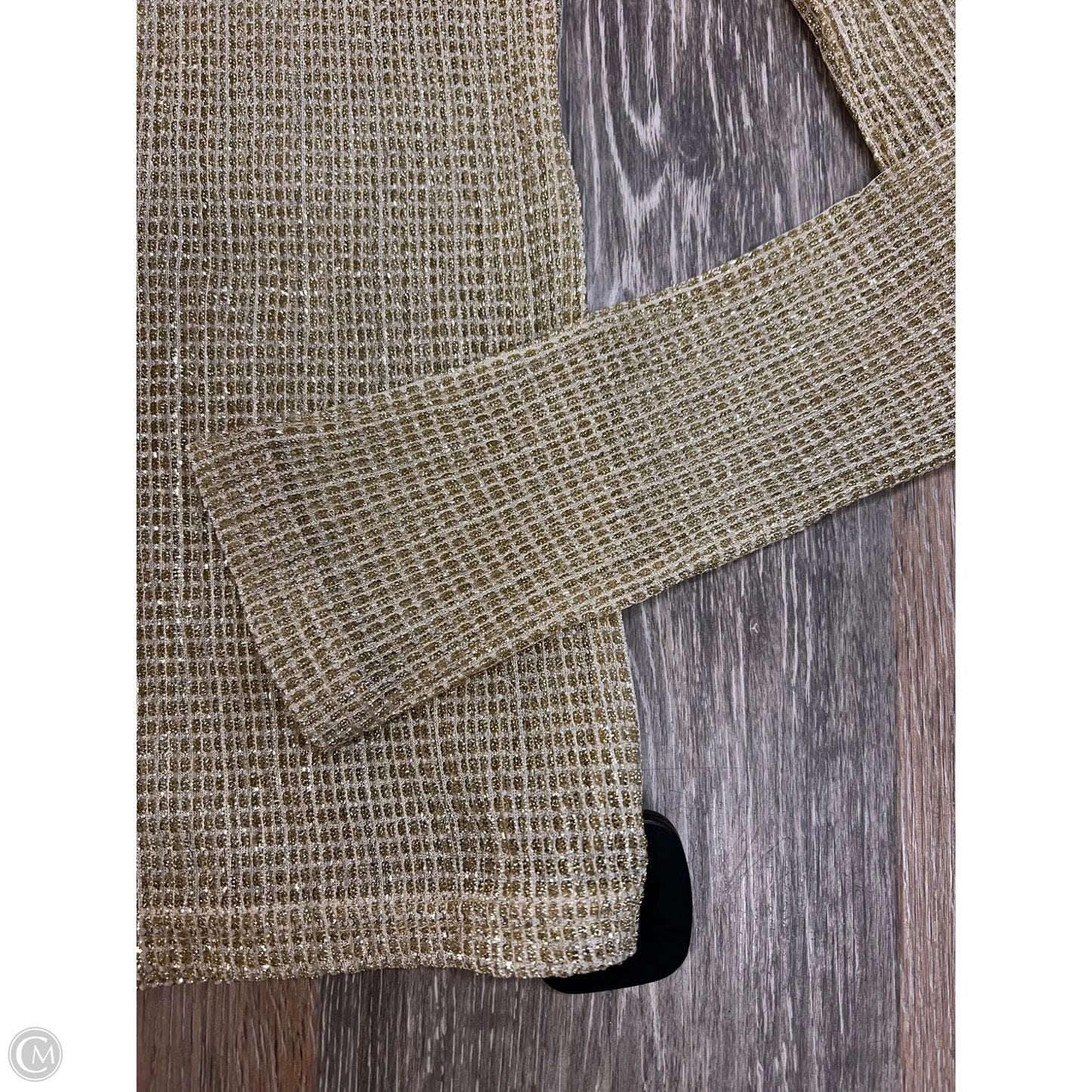 -Top Long Sleeve By J. Crew In Gold, Size: S