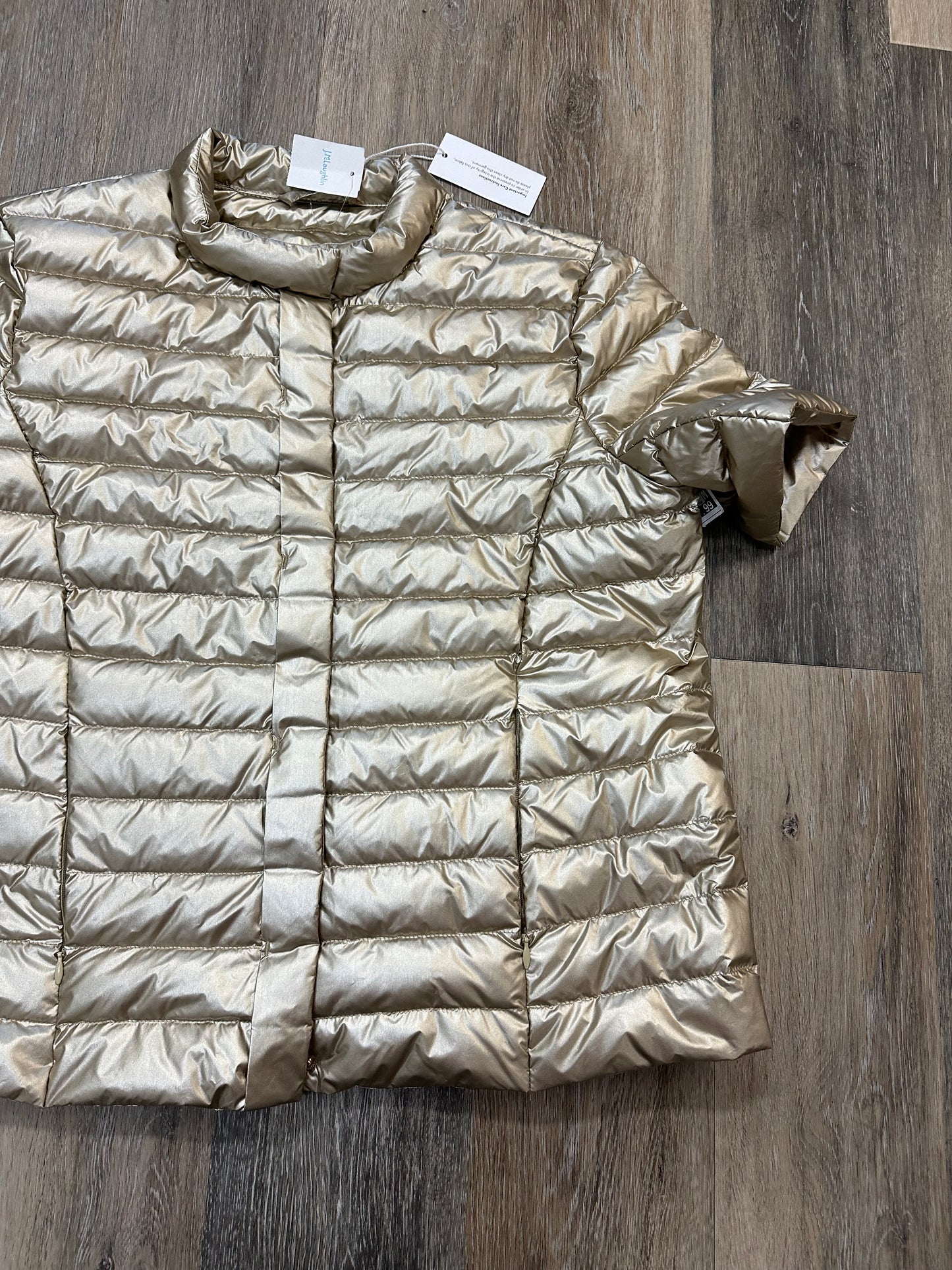 Vest Puffer & Quilted By J Mclaughlin In Gold, Size: M