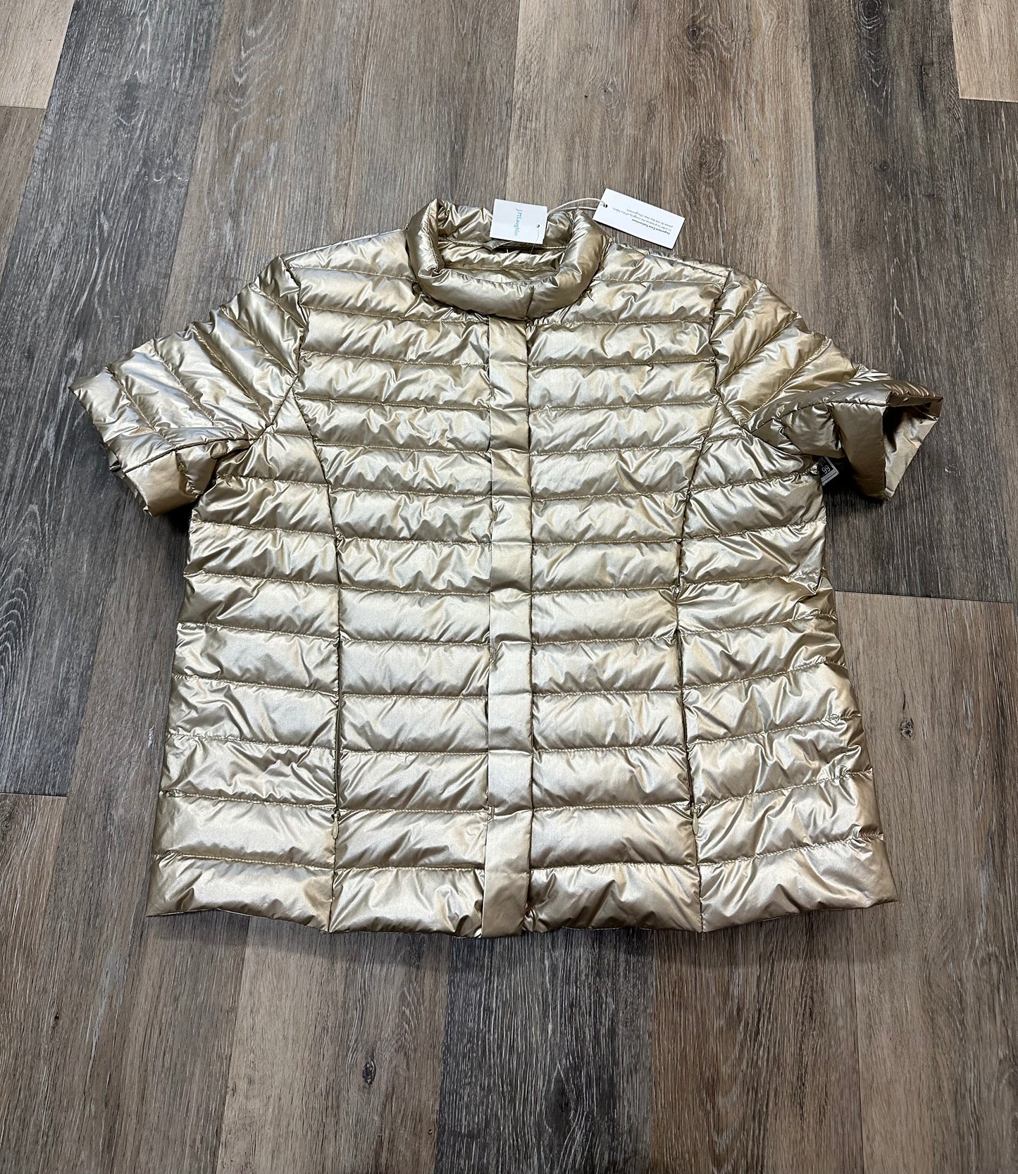 Vest Puffer & Quilted By J Mclaughlin In Gold, Size: M