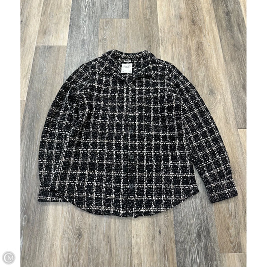 Jacket Shirt By Abercrombie And Fitch In Black, Size: M