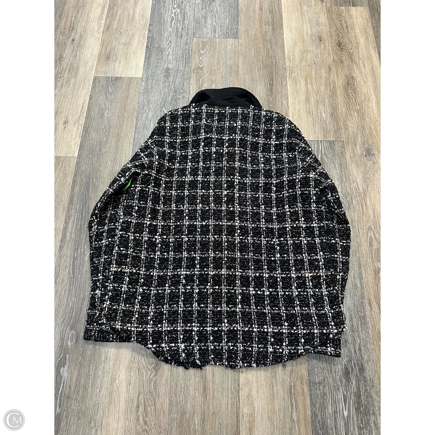 Jacket Shirt By Abercrombie And Fitch In Black, Size: M