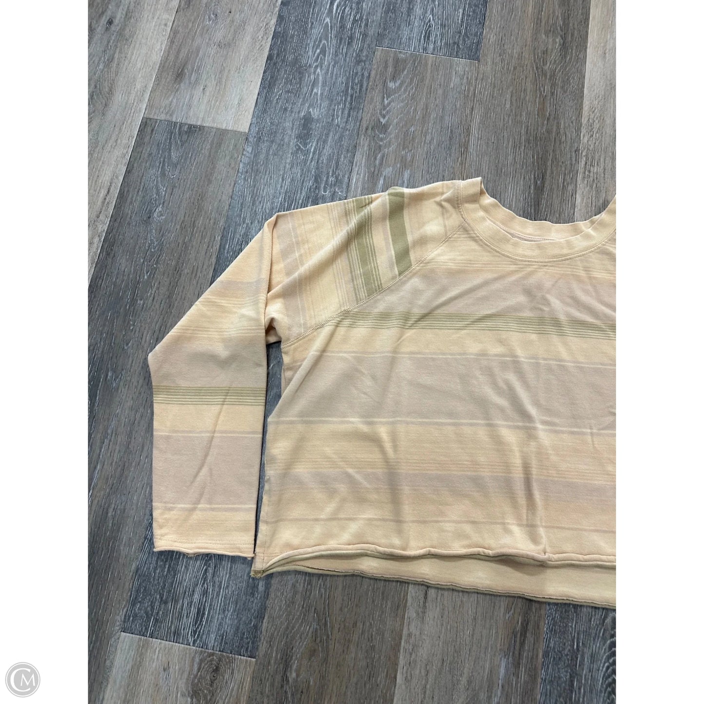 Top Long Sleeve By We The Free In Yellow, Size: M