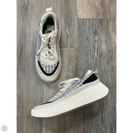 Shoes Sneakers By Dolce Vita In Black & Cream, Size: 8