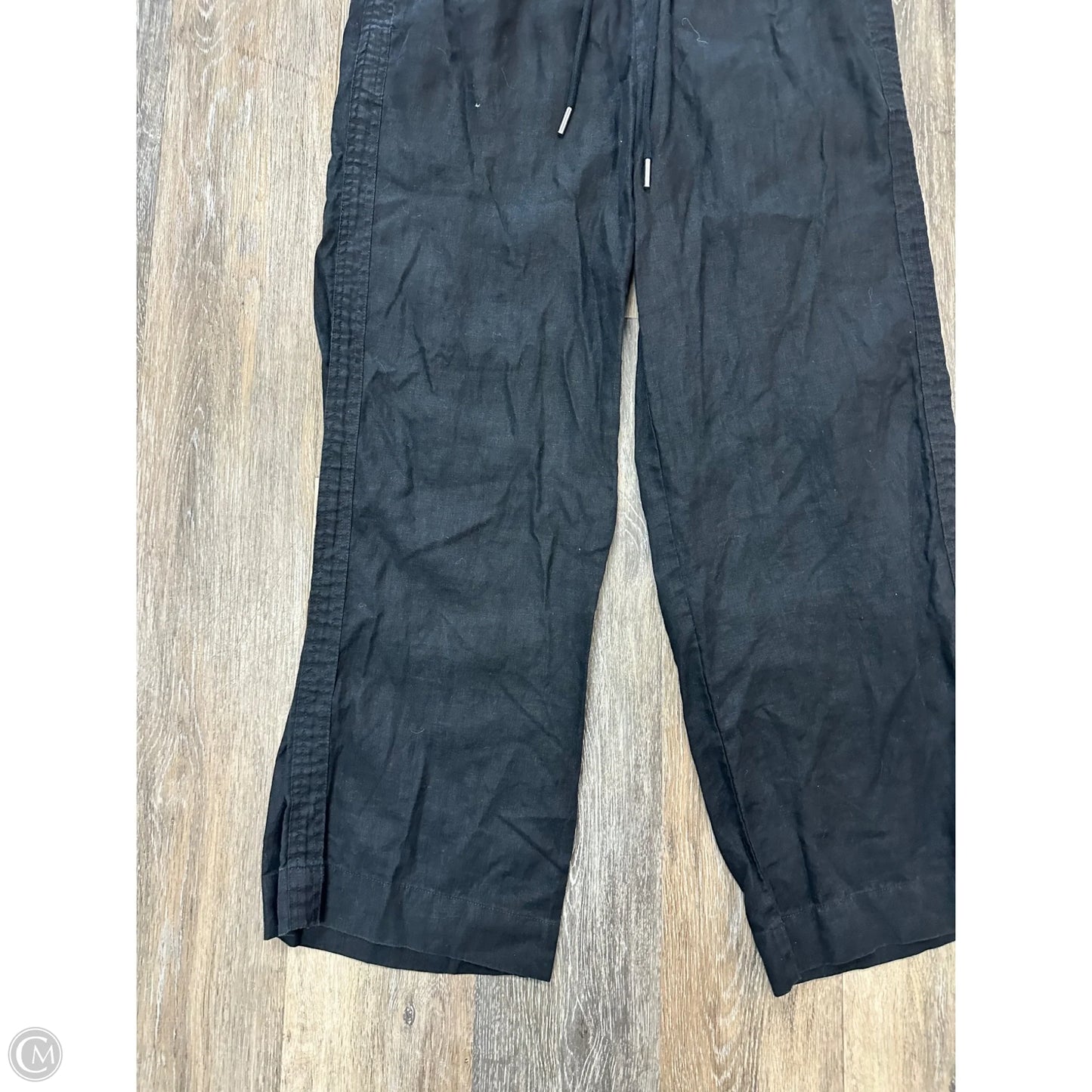 Pants Linen By Quince In Black, Size: L