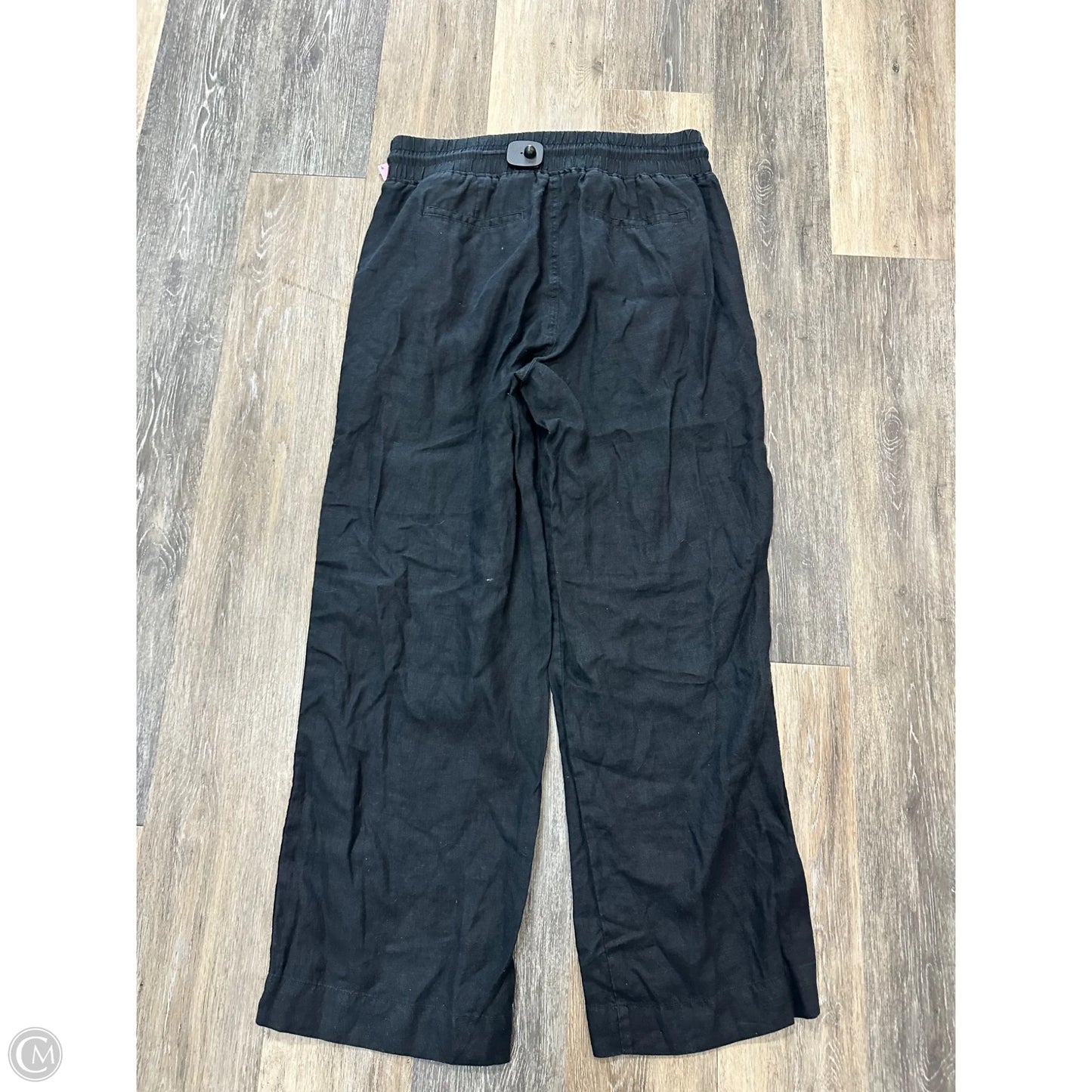 Pants Linen By Quince In Black, Size: L