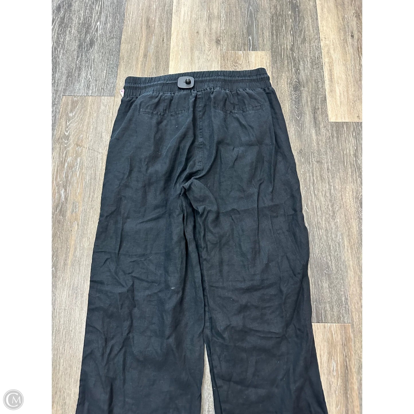 Pants Linen By Quince In Black, Size: L