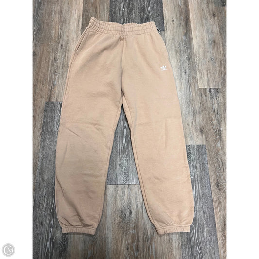 Athletic Pants By Adidas In Tan, Size: M