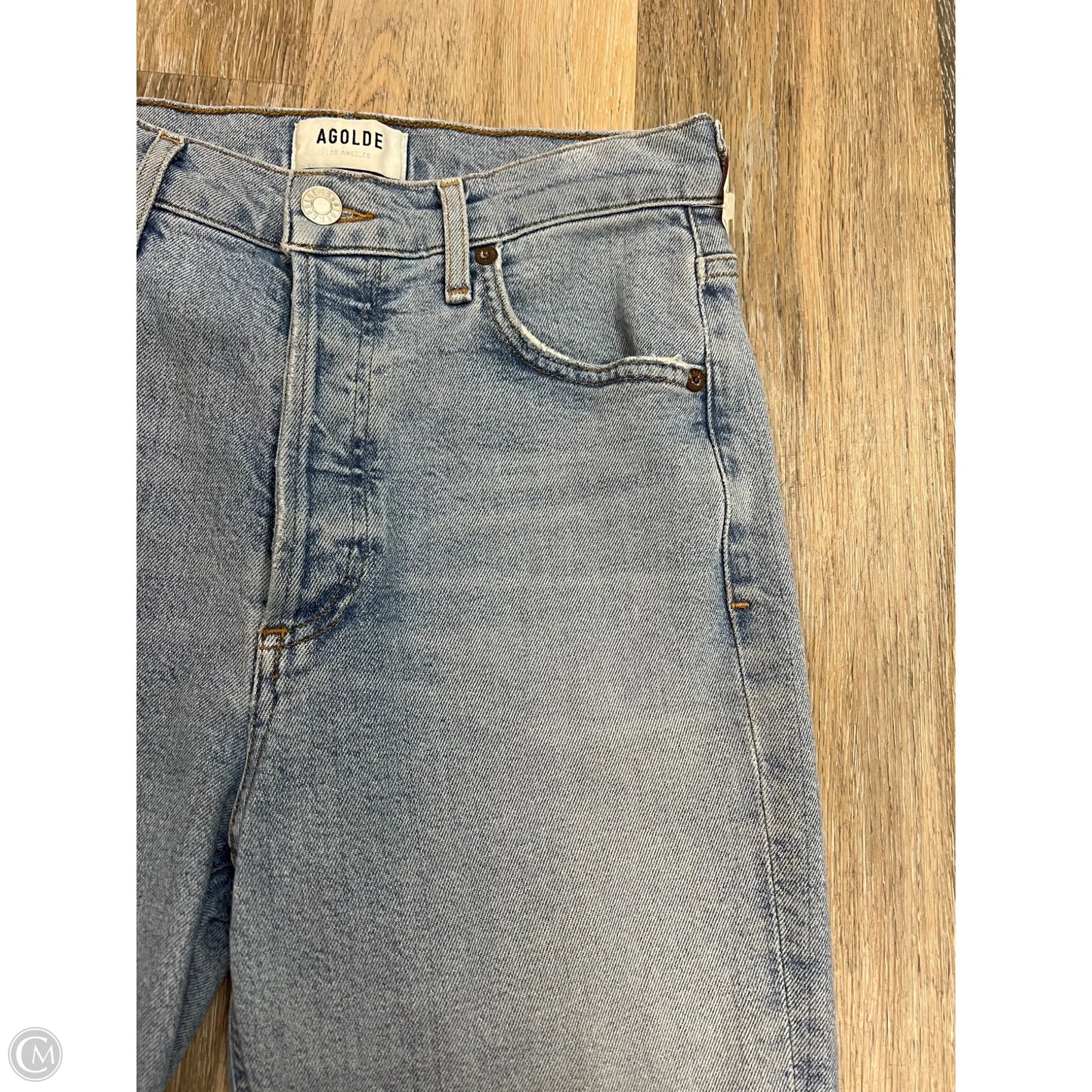 Jeans Skinny By Agolde In Blue Denim, Size: 2/26