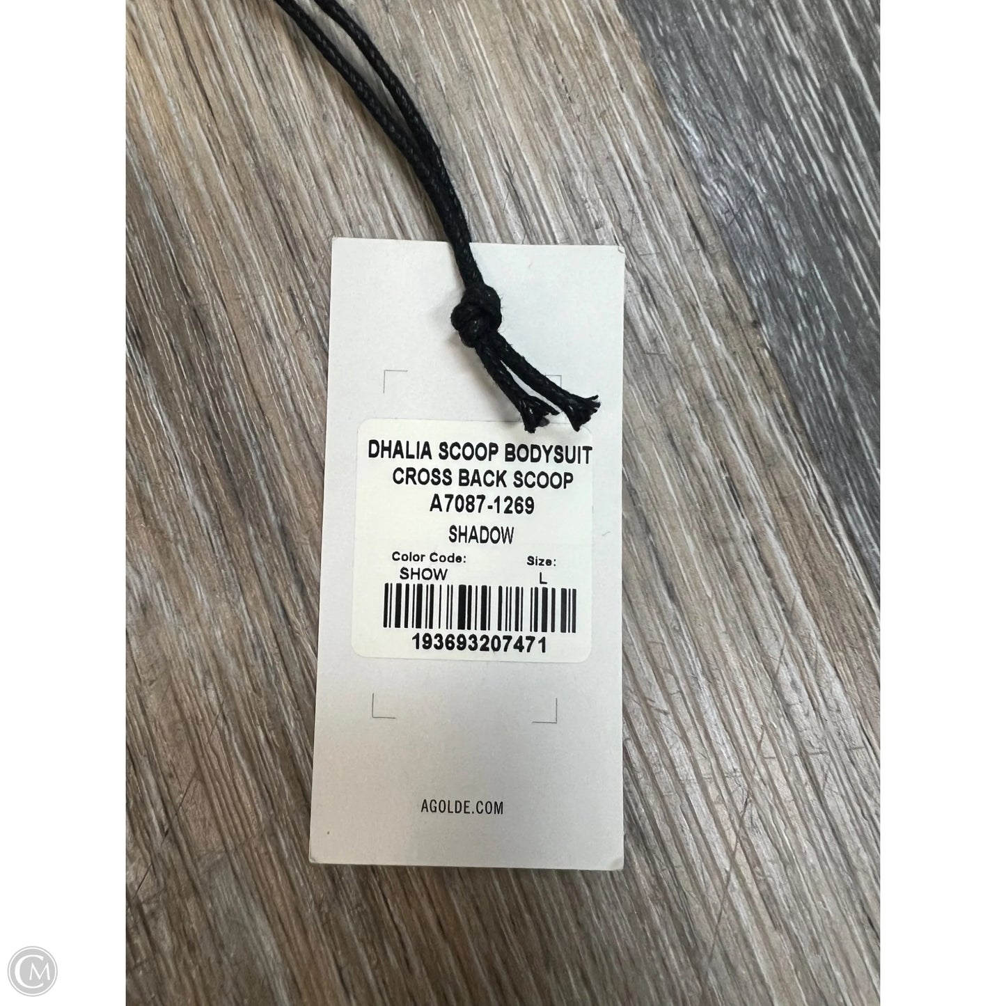 Bodysuit By Agolde In Black, Size: L