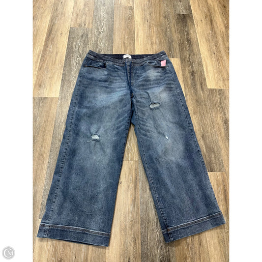 Jeans Straight By Lane Bryant In Blue Denim, Size: 20