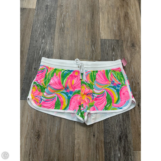 Shorts Designer By Lilly Pulitzer In Floral Print, Size: Xl