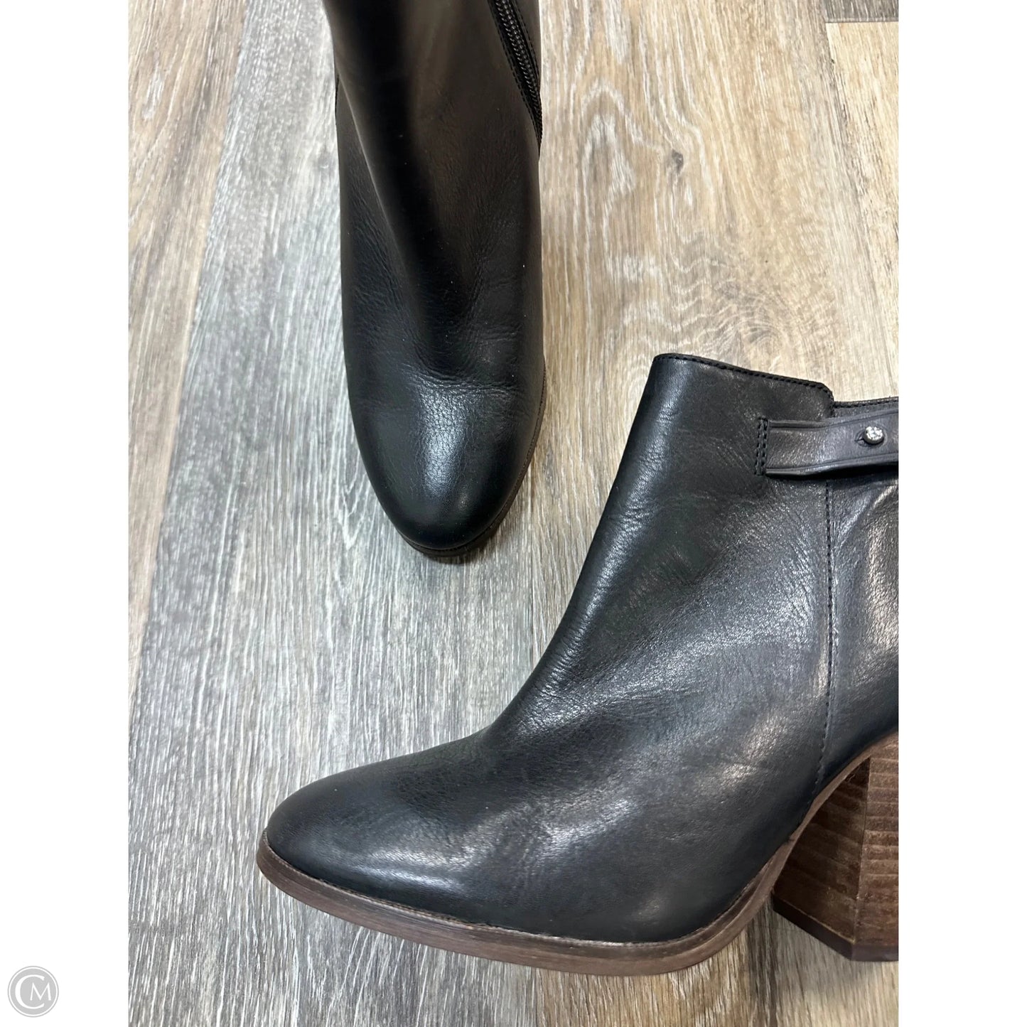Boots Designer By Coach In Black, Size: 7.5