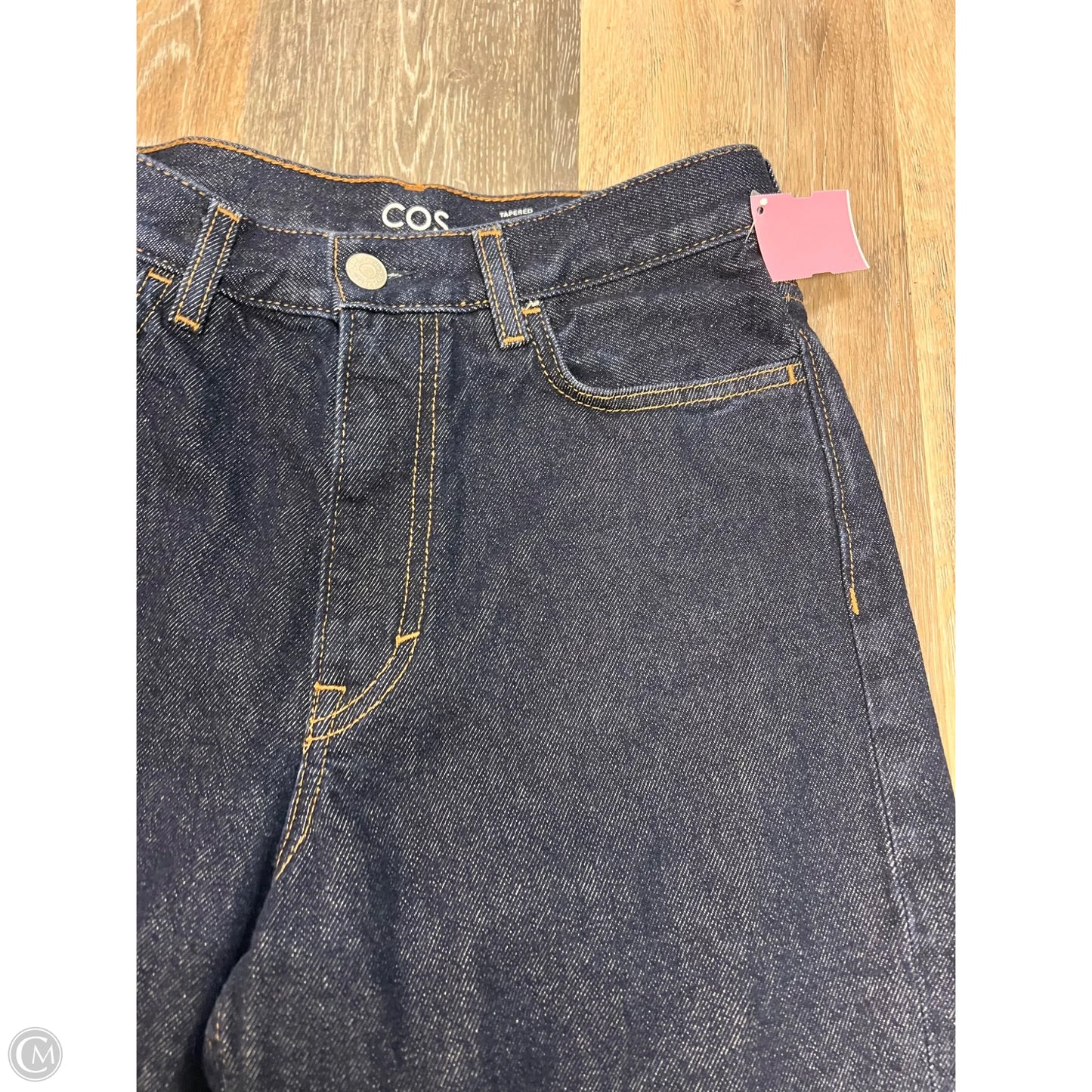 Jeans Straight By Cos In Blue Denim, Size: 1/25