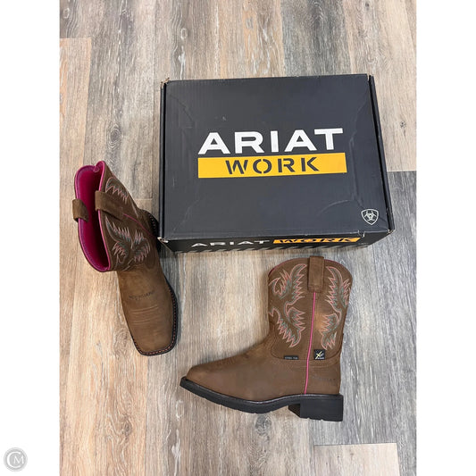 Boots Western By Ariat In Brown, Size: 8