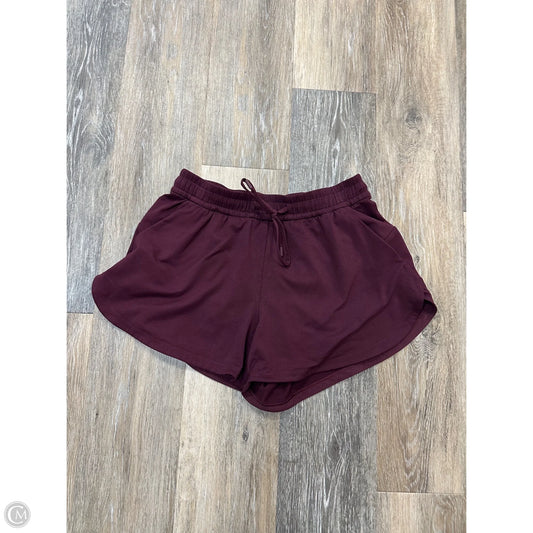 Athletic Shorts By Lululemon In Maroon, Size: Xs