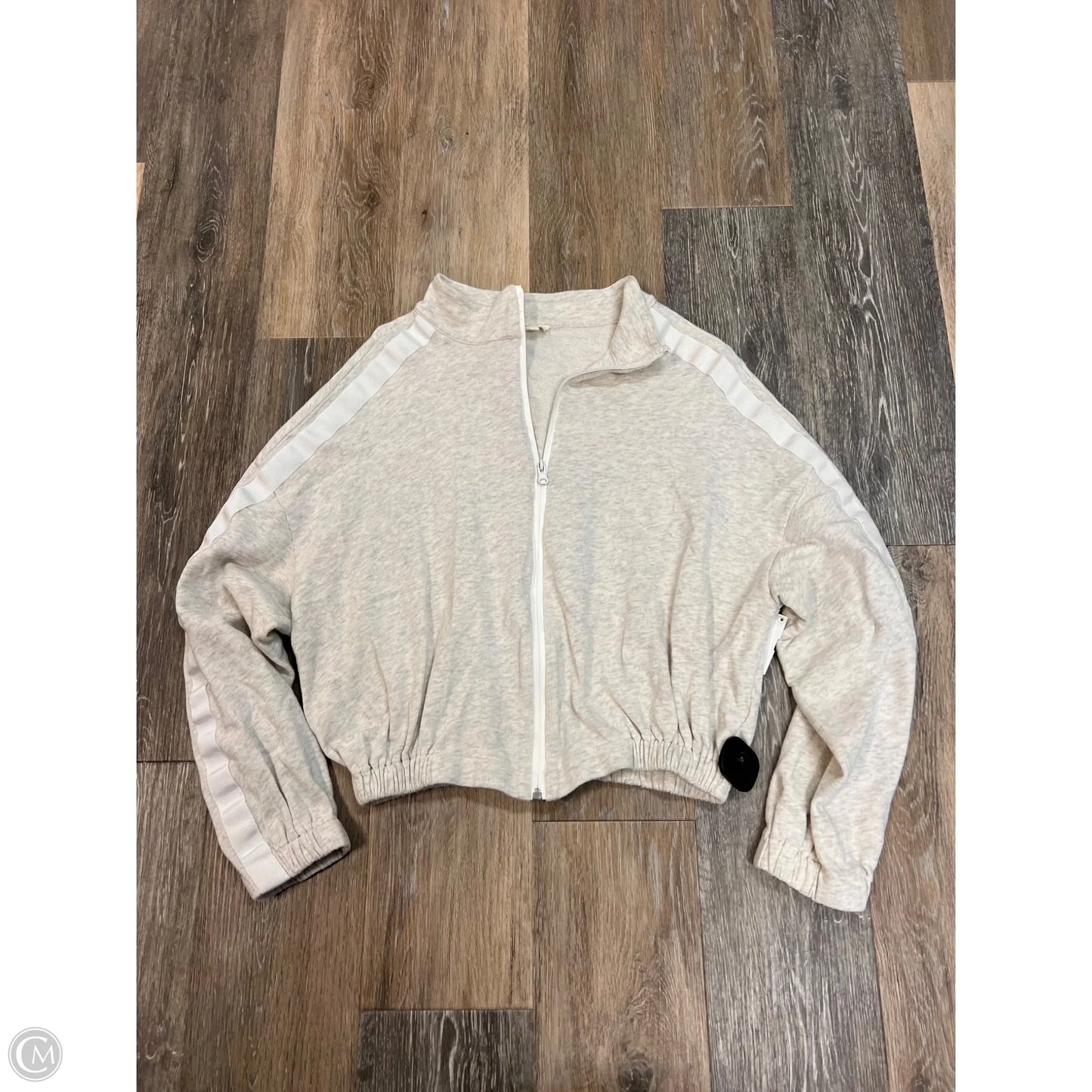 Top Long Sleeve By Pol In Cream, Size: M