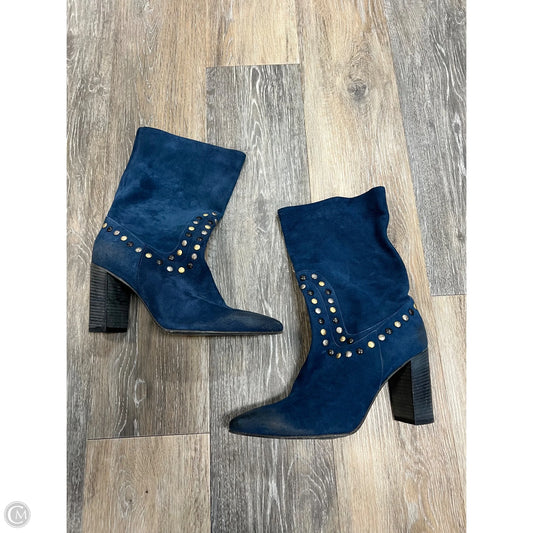 Boots Ankle Heels By Free People In Blue, Size: 9