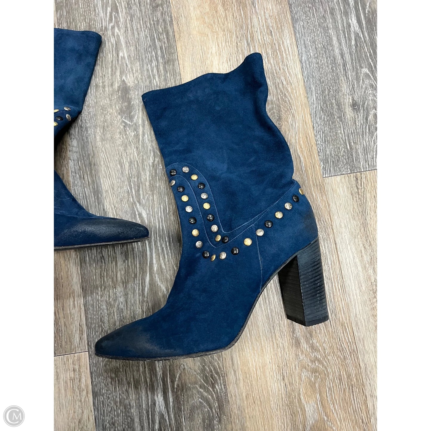 Boots Ankle Heels By Free People In Blue, Size: 9