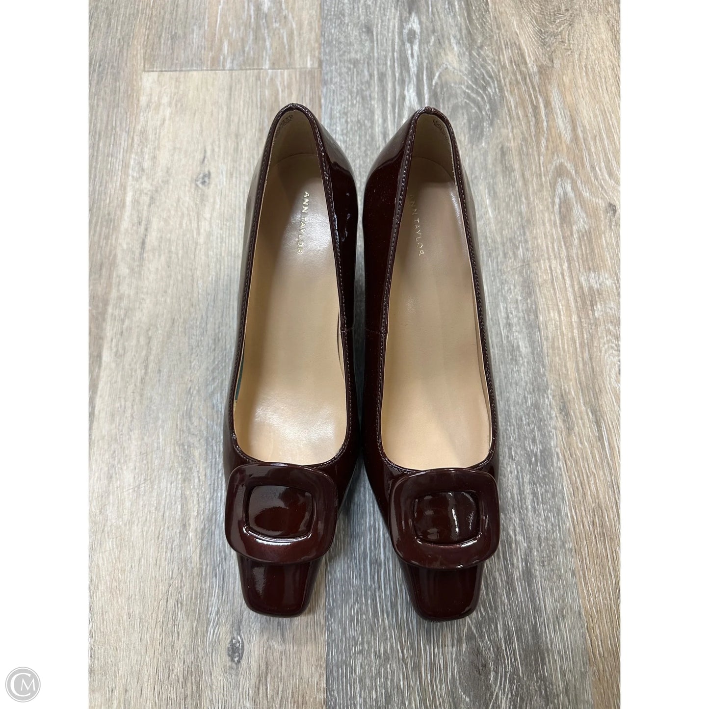 Shoes Heels Block By Ann Taylor In Red, Size: 9
