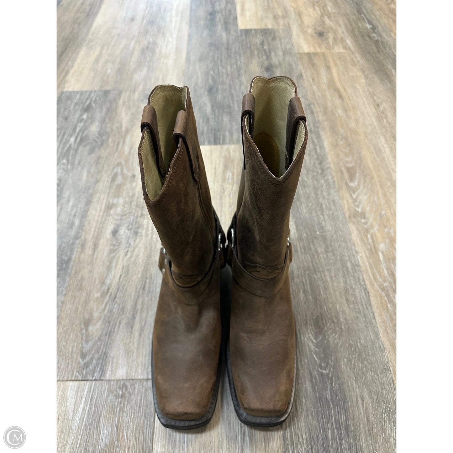 Boots Ankle Heels By Durango In Brown, Size: 9