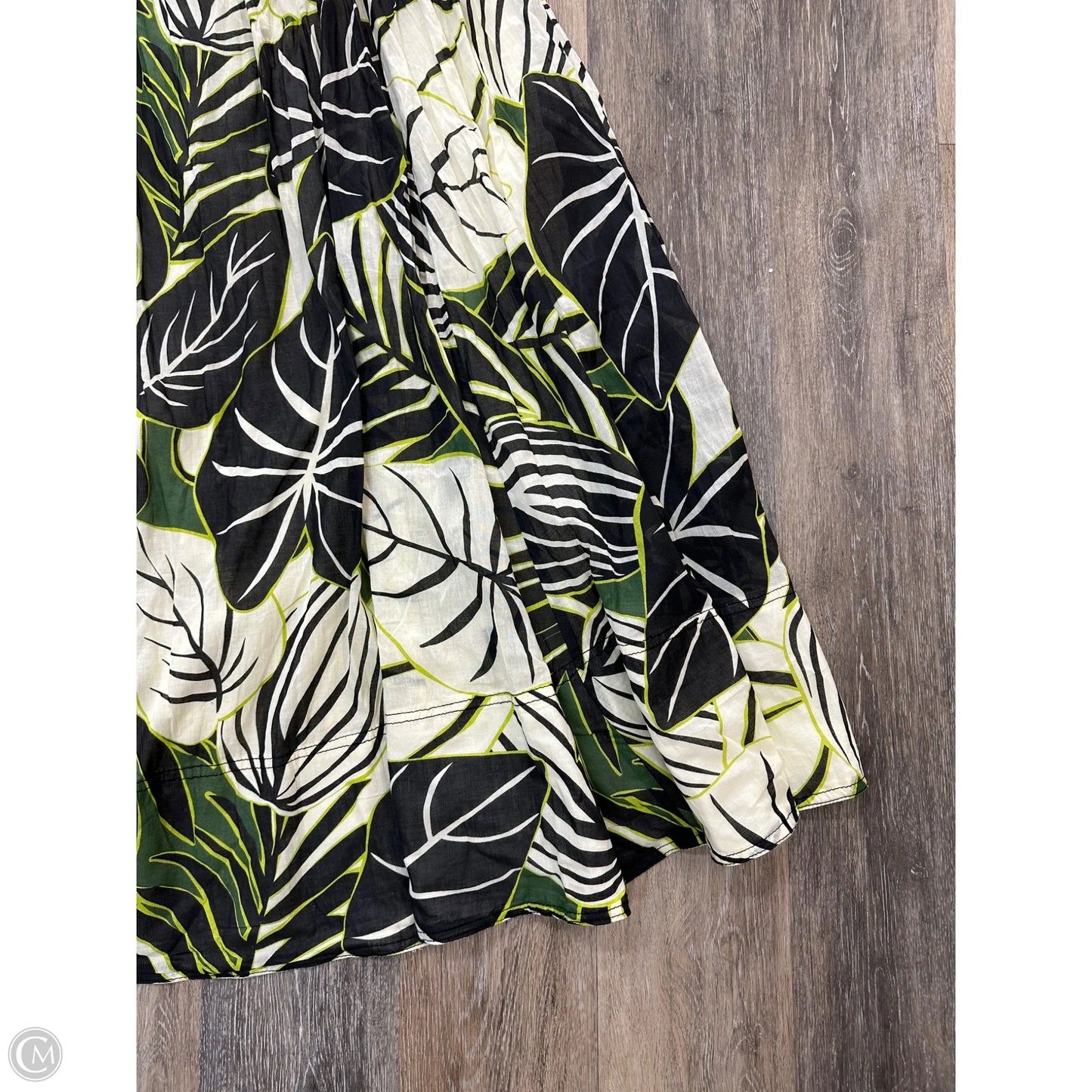 Dress Casual Maxi By Joie In Black & Green, Size: 12