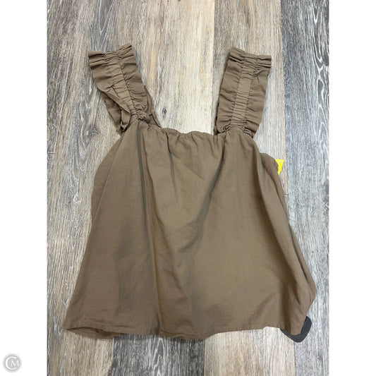 Tank Top By Roan + Ryan In Tan, Size: S