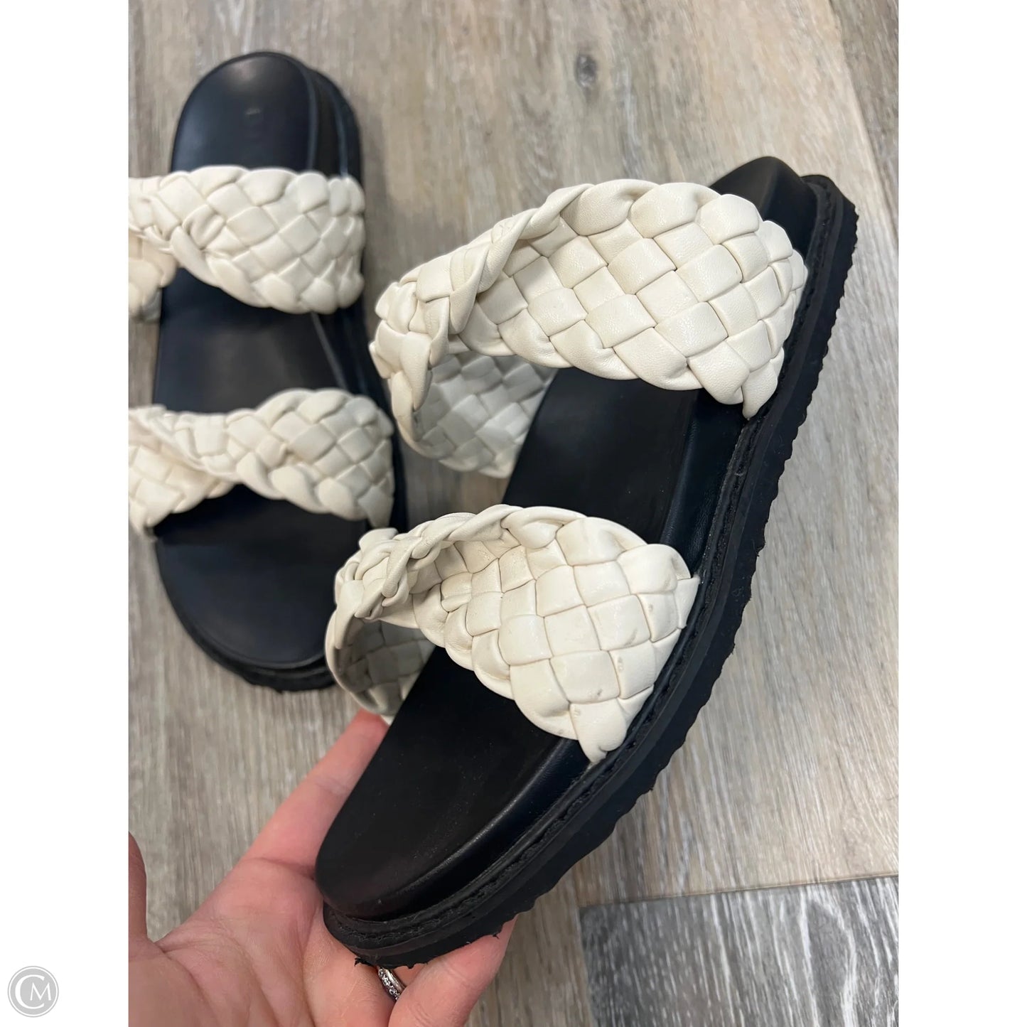 Sandals Flats By Billini In Cream, Size: 7