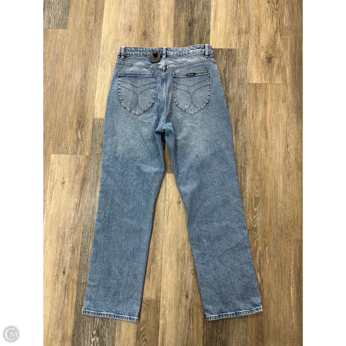 Jeans Straight By Rollas In Blue Denim, Size: 12