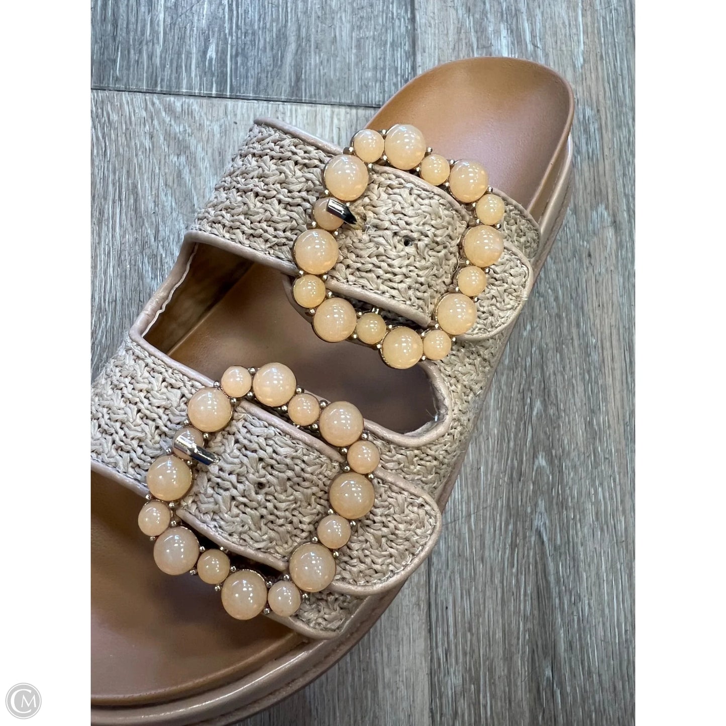 Sandals Flats By Bcbgeneration In Tan, Size: 8.5