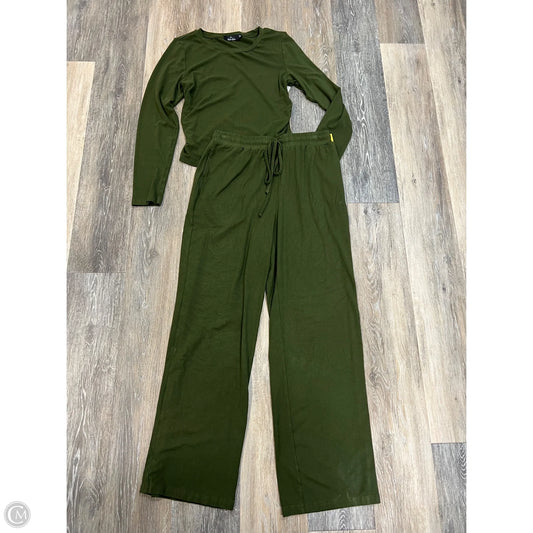 Lounge Set Pants By Trendy Queen In Green, Size: M
