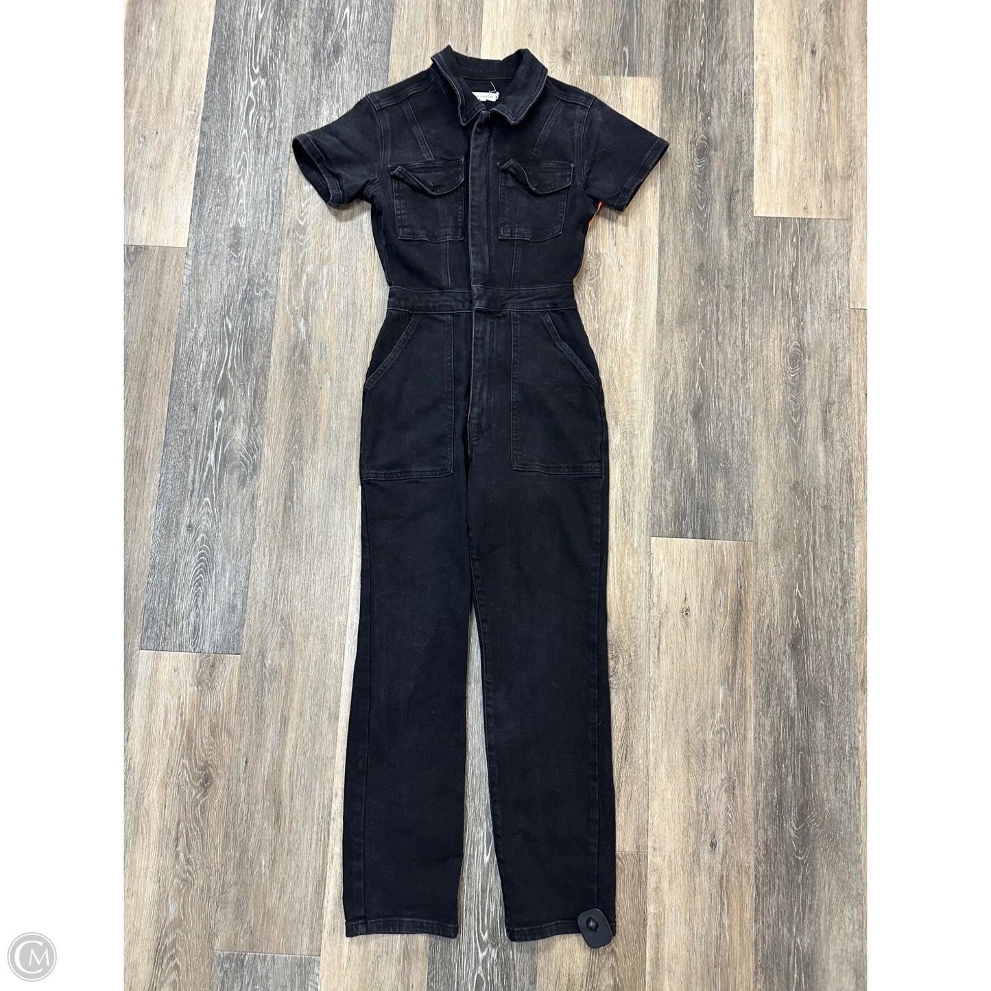 Jumpsuit By Good American In Black Denim, Size: S