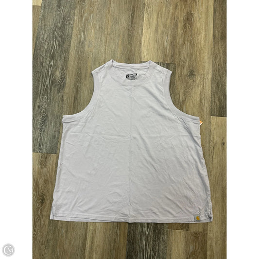 Tank Top By Carhartt In Purple, Size: Xl