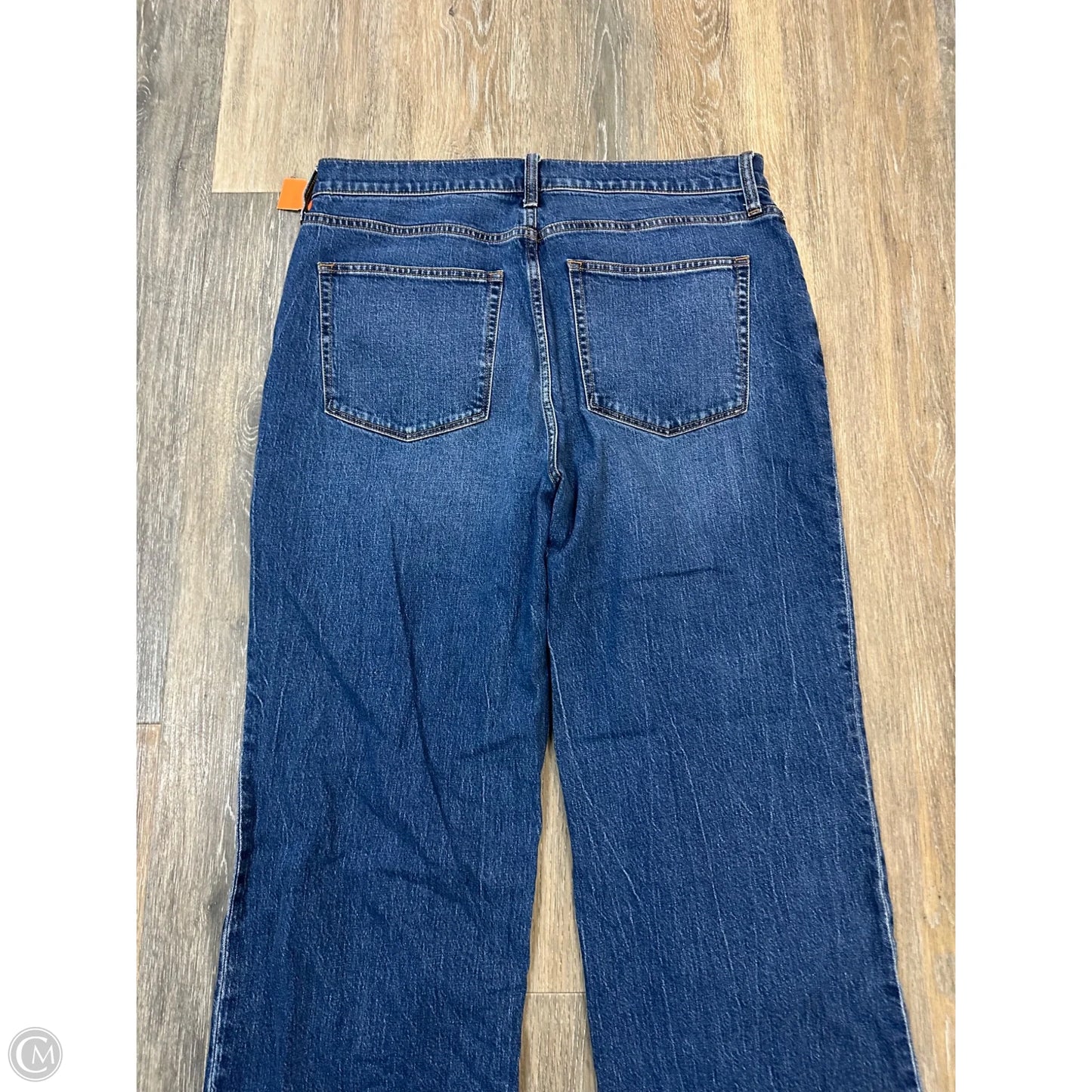Jeans Wide Leg By J. Crew In Blue Denim, Size: 14