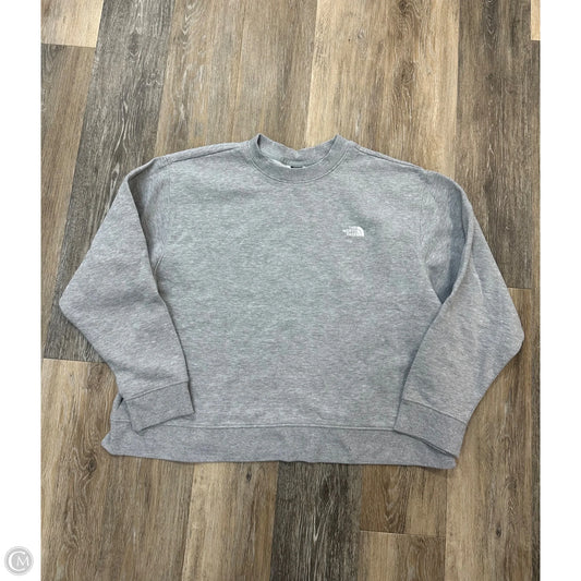Athletic Sweatshirt Crewneck By The North Face In Grey, Size: Xl