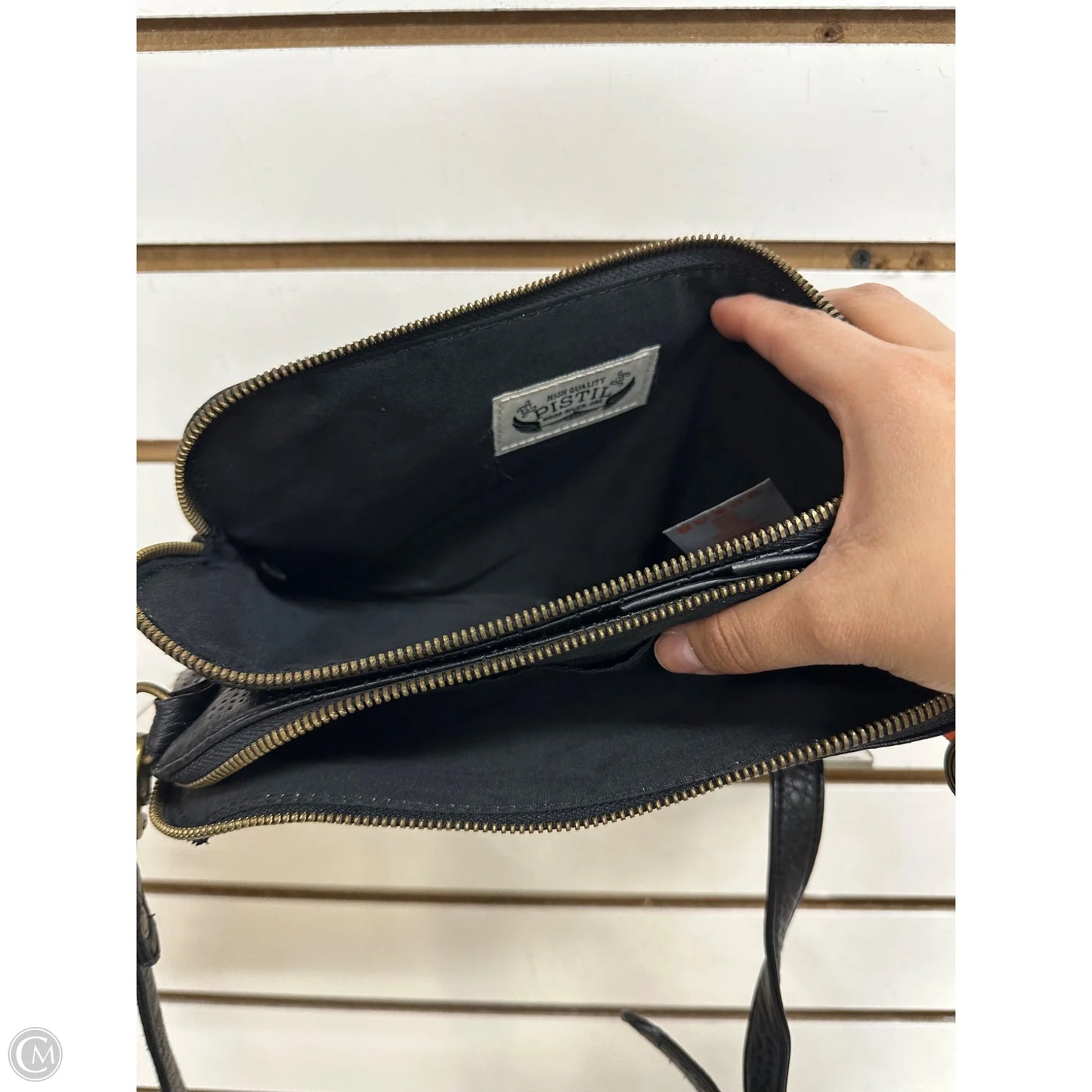 Crossbody Leather By Pistil, Size: Small