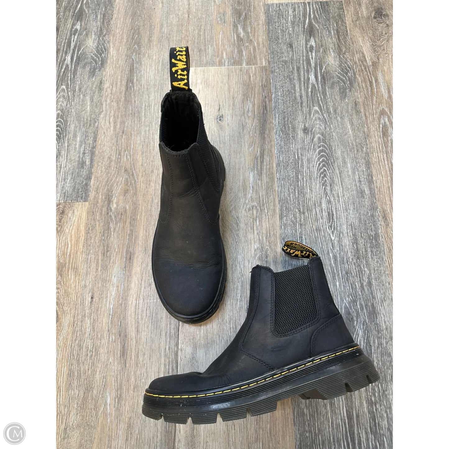 Boots Ankle Heels By Dr Martens In Black, Size: 8