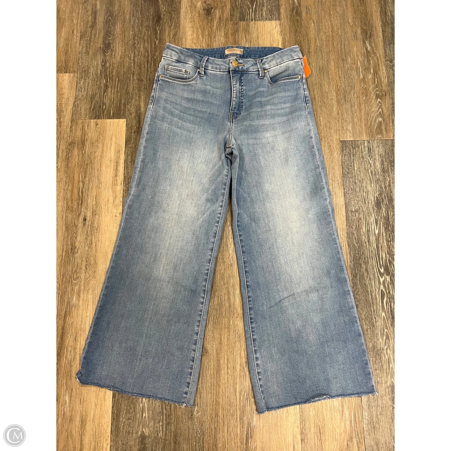 Jeans Straight By Kut In Blue Denim, Size: 8