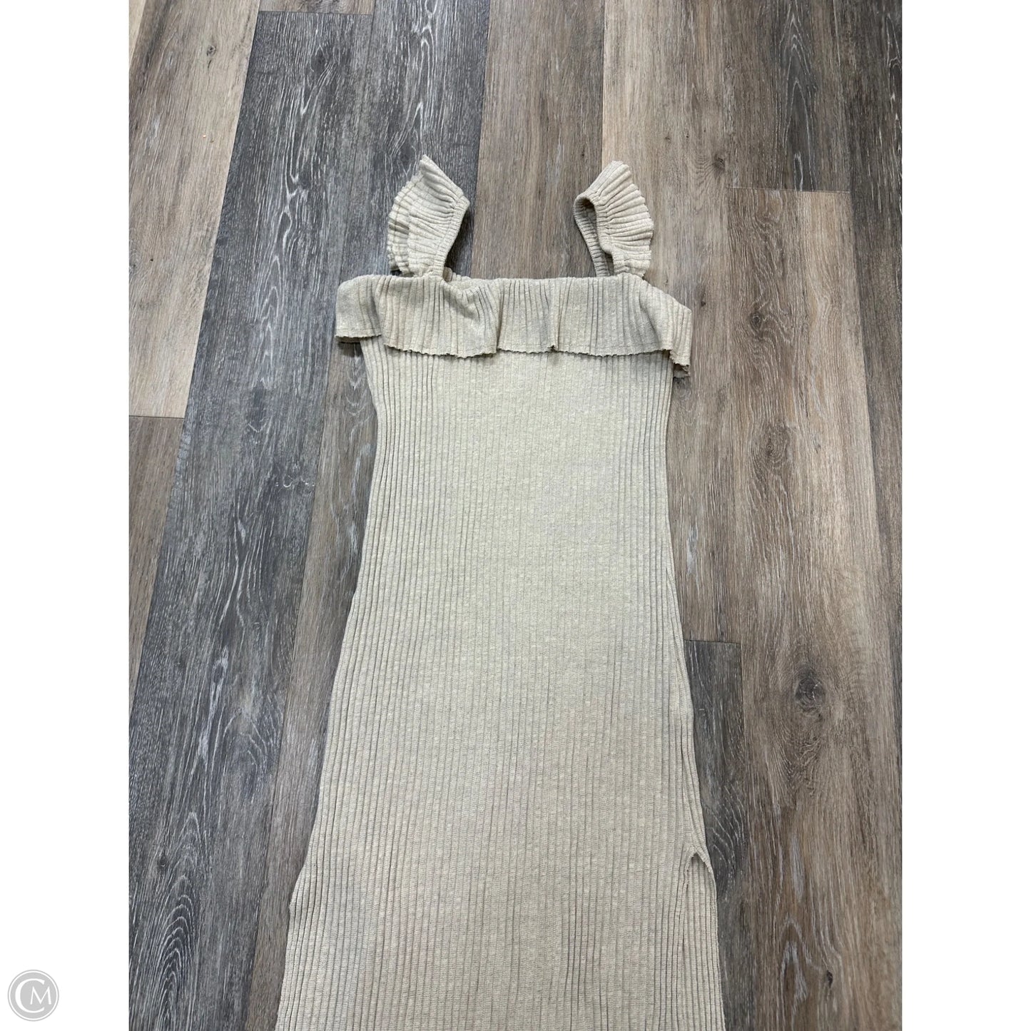 Dress Casual Maxi By Project Social Tee In Tan, Size: M