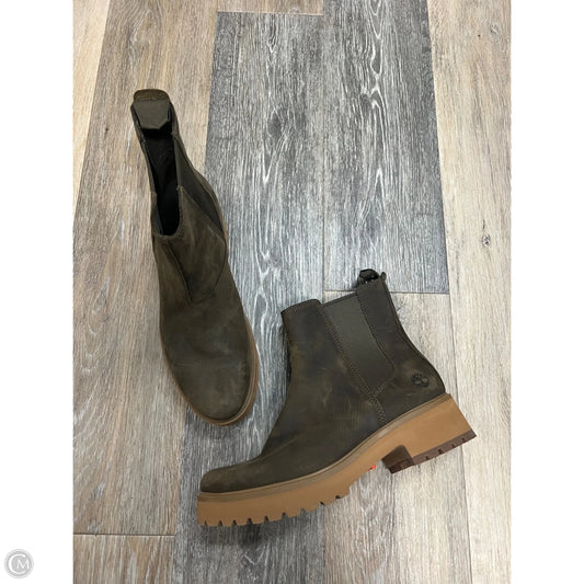 Boots Ankle Heels By Timberland In Green, Size: 9